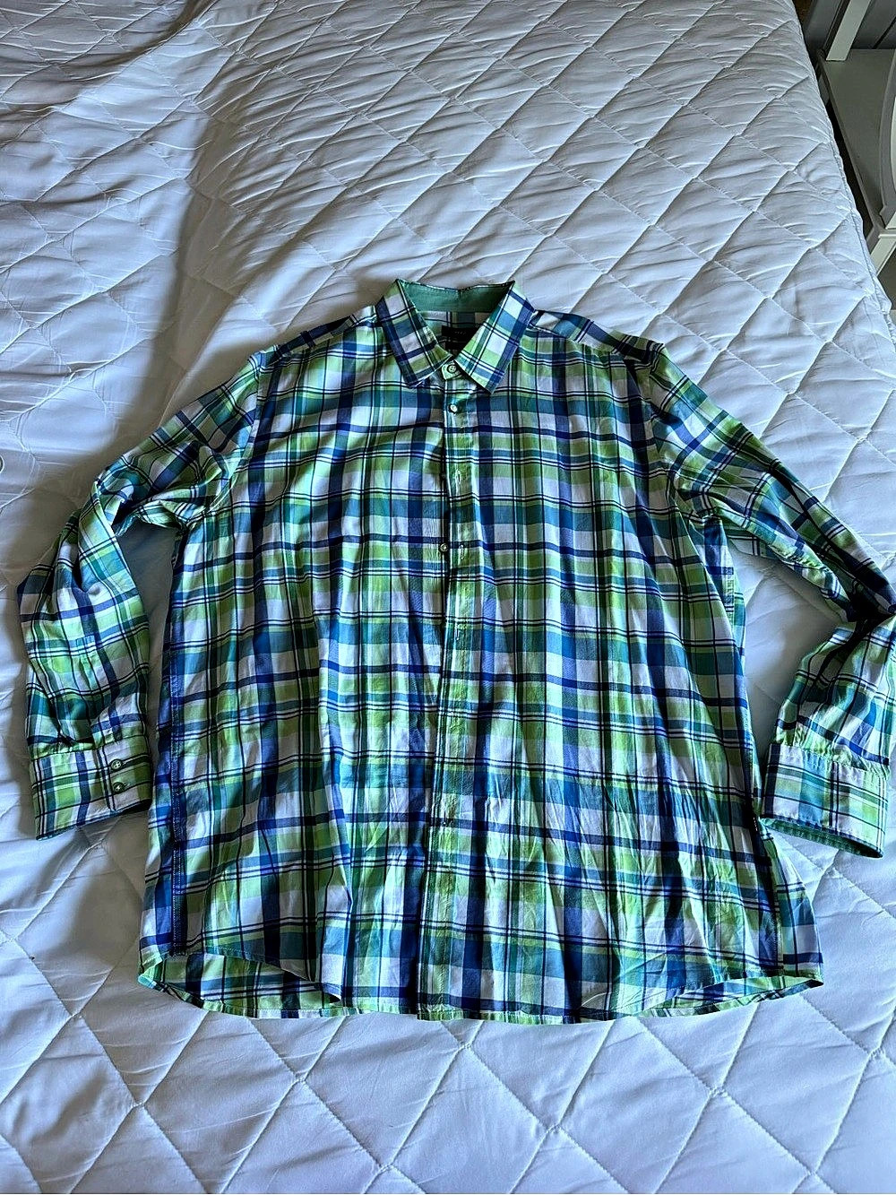 BOSS Men's Plaid Casual Button Down
